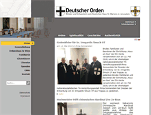 Tablet Screenshot of deutscher-orden.at